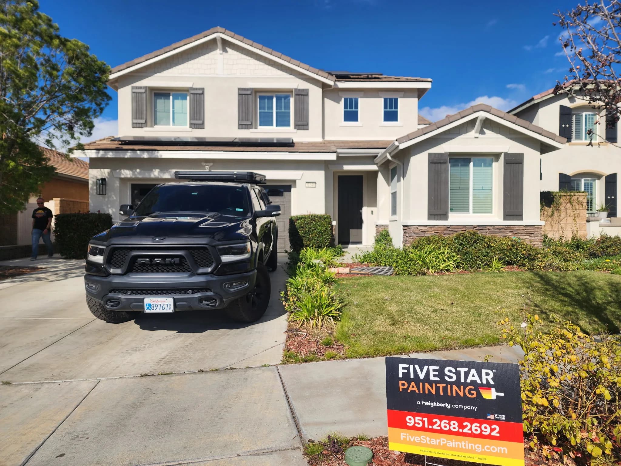 Front elevation residential exterior, Temecula Valley